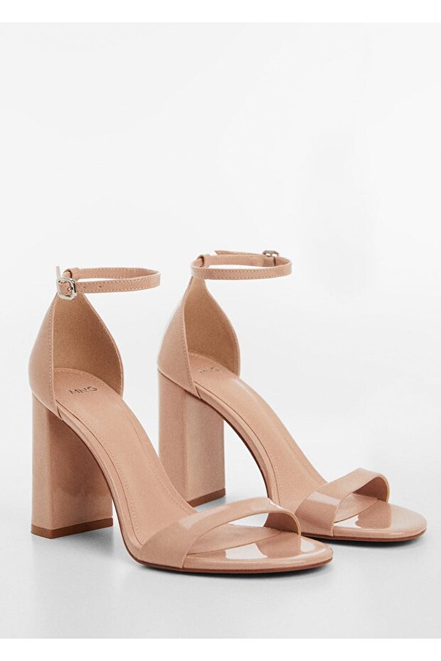 Topuklu bantlı sandalet - 1