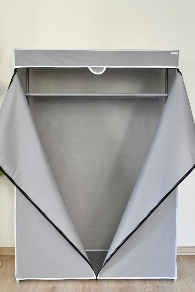 BASİC PORTATİF BEZ DOLAP - GRİ - 3