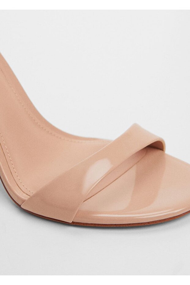 Topuklu bantlı sandalet - 4