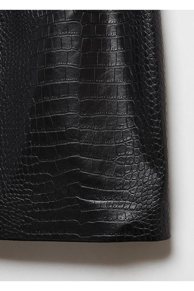 Hayvan Desenli Mini Etek - 5