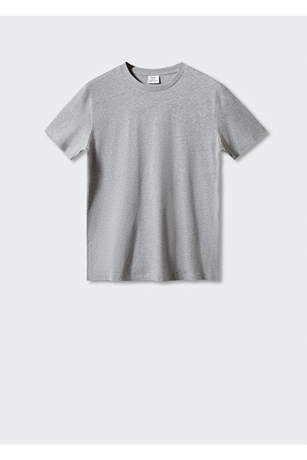 Basic Streç Pamuklu Tişört - 3