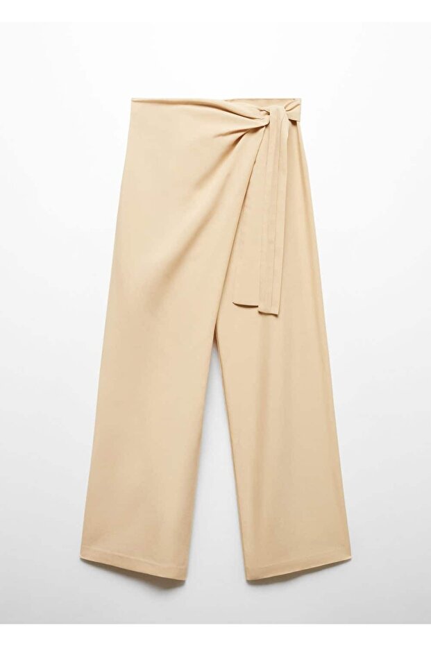 Lyocell-Hose mit Knotendetail - 3