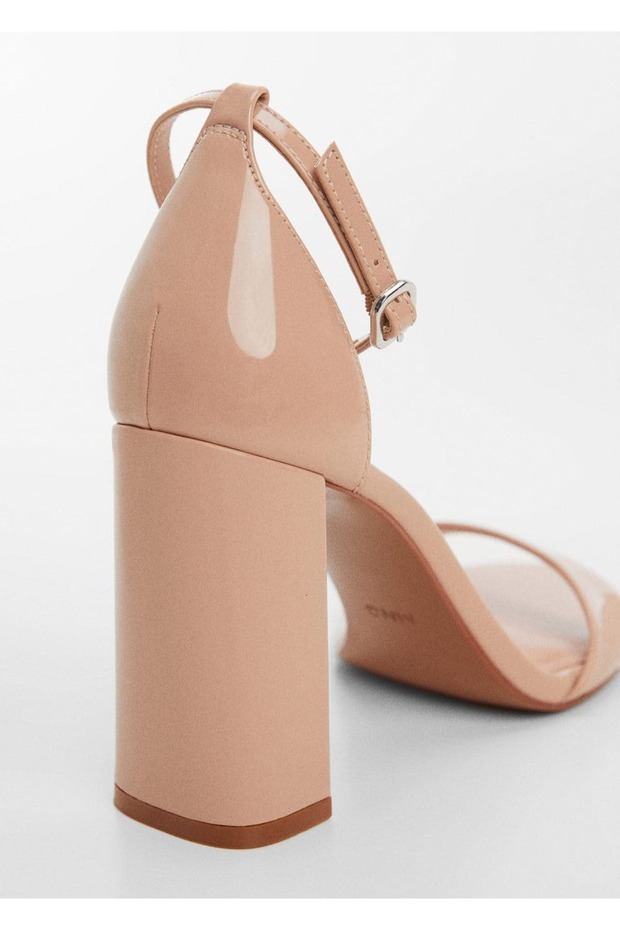 Topuklu bantlı sandalet - 5