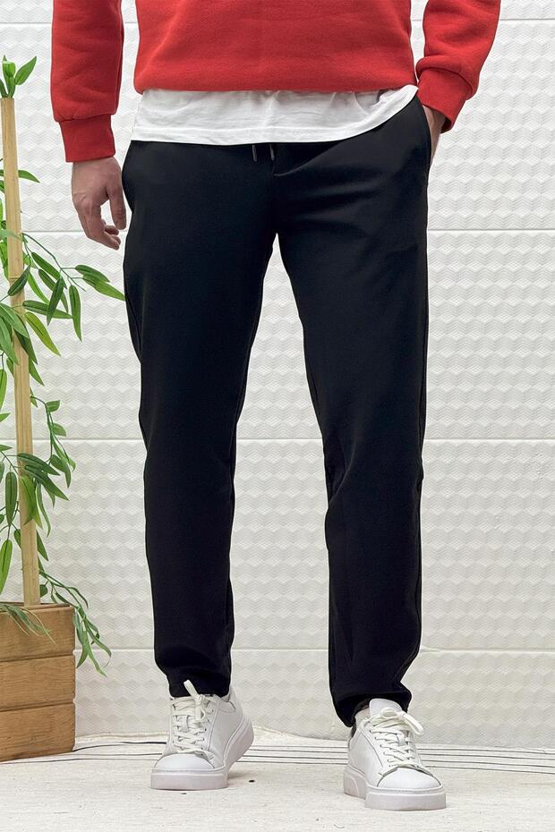 Men's Straight Leg Steel Mesh Fabric Seasonal Classic Pantalon
