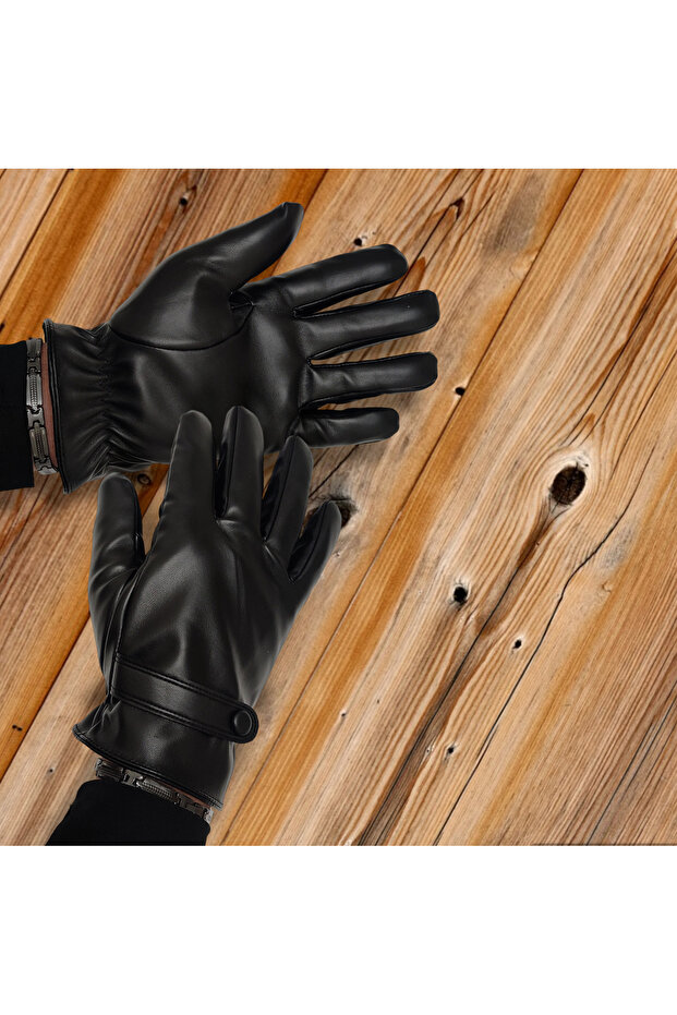 Men's Leather Gloves+Touch+Stylish Design
