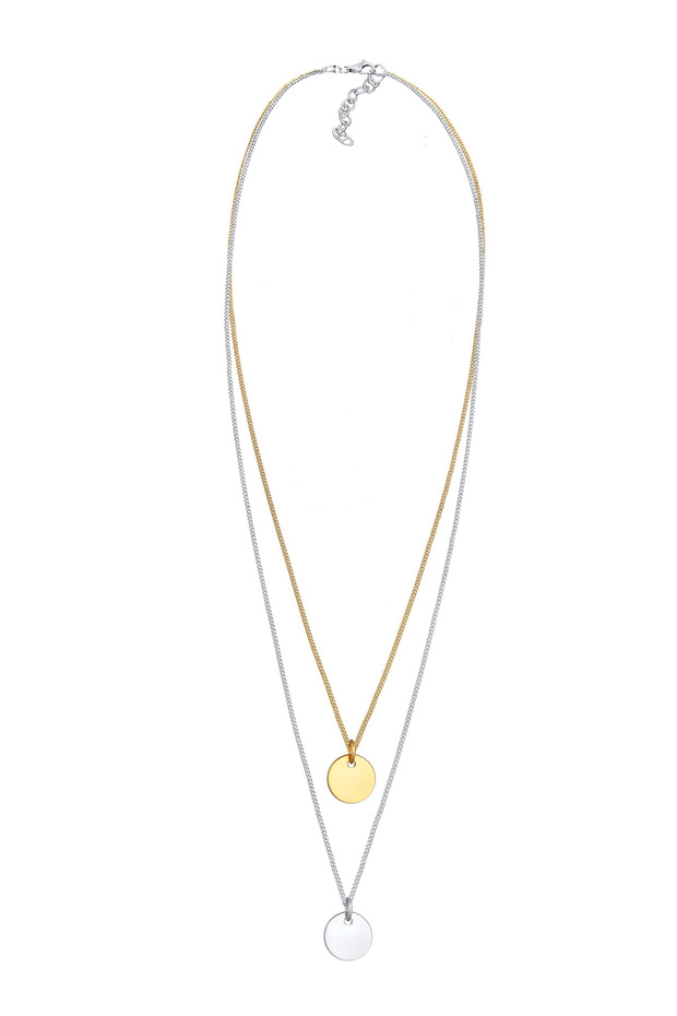 Dámský náhrdelník s přívěskem, 2 vrstvy, ze sterlingového stříbra 925 - 3