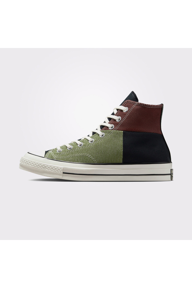 Chuck 70 Crafted Patchwork Unisex Siyah Sneaker - 4