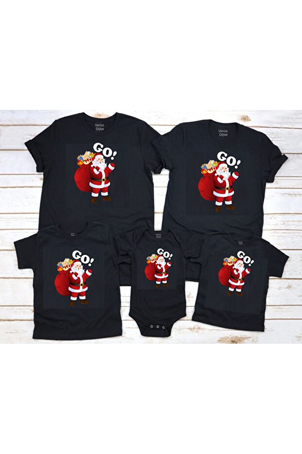 Christmas Daddy Printed Christmas Family Combin Tshirt (Price Is for 1 Piece)