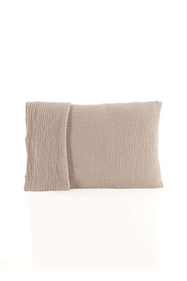 Mylasahome 100% Cotton 2-Piece 4-Layer Muslin Pillowcase 50X70