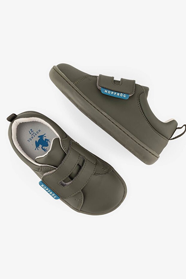 Smart Walker Casual Super Matte Khaki Barefoot Kids Shoes