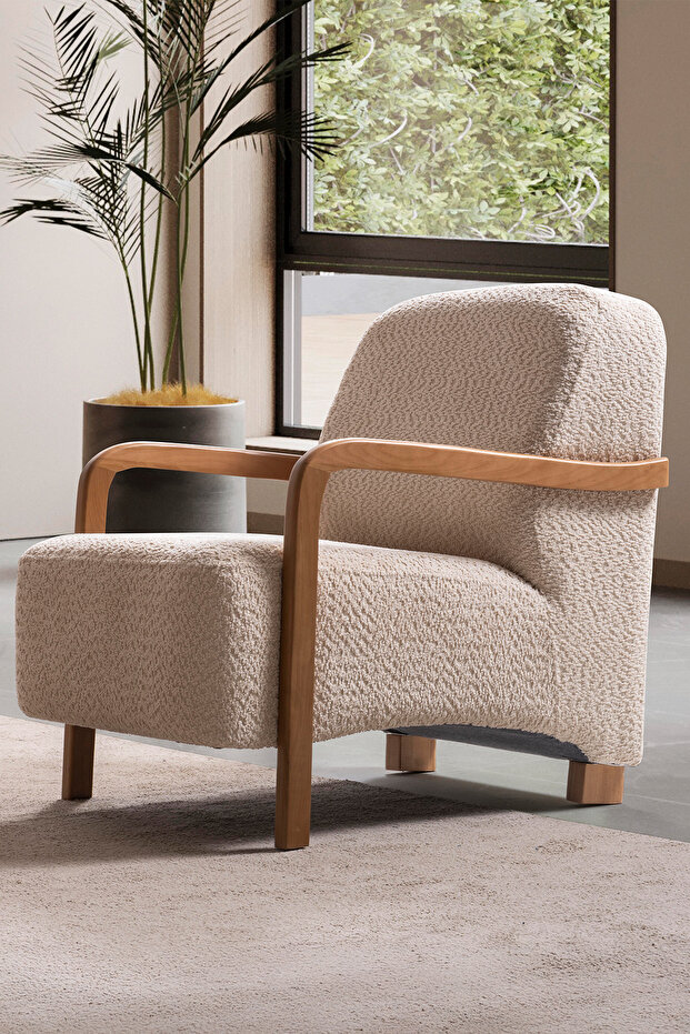 Lace Ahşap Berjer - 1