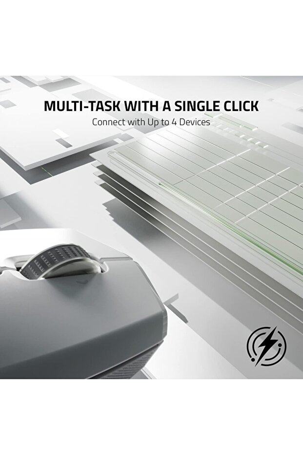ماوس لاسلكي محمول Pro Click Mini، بدقة 12 ألف نقطة في البوصة، و7 أزرار قابلة للبرمجة - 5