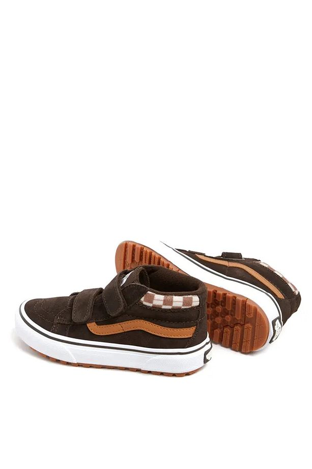 Kahve Erkek Yürüyüş Ayakkabısı VN000D10BF21-MTE SK8-Mid Reissue V - 4