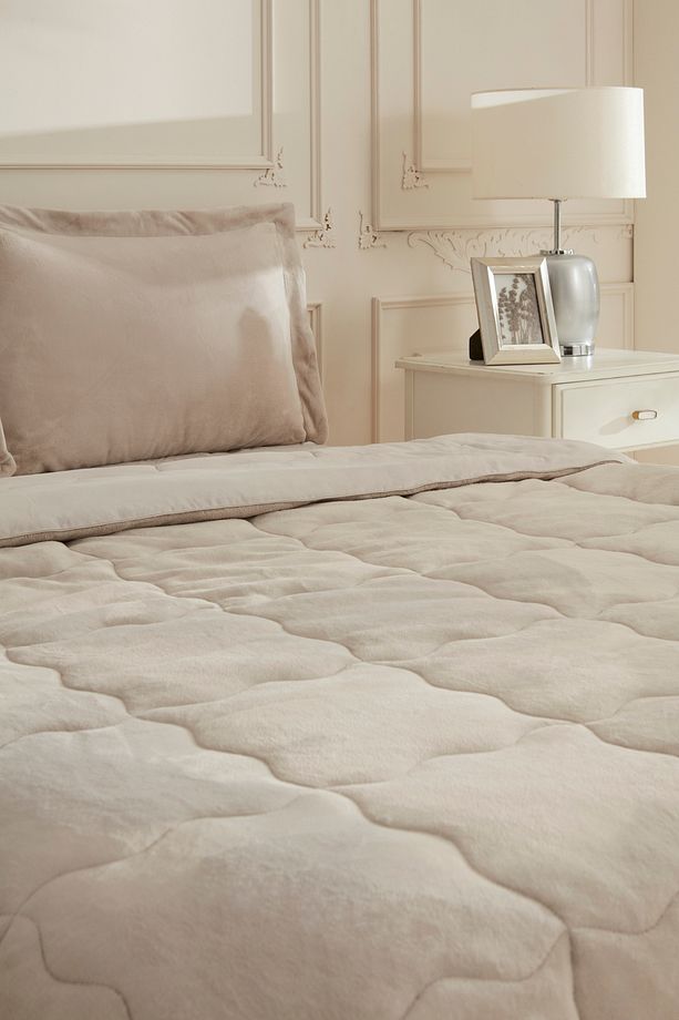 Flufy Tek Kişilik Soft Dream Comfort Set Bej - 4