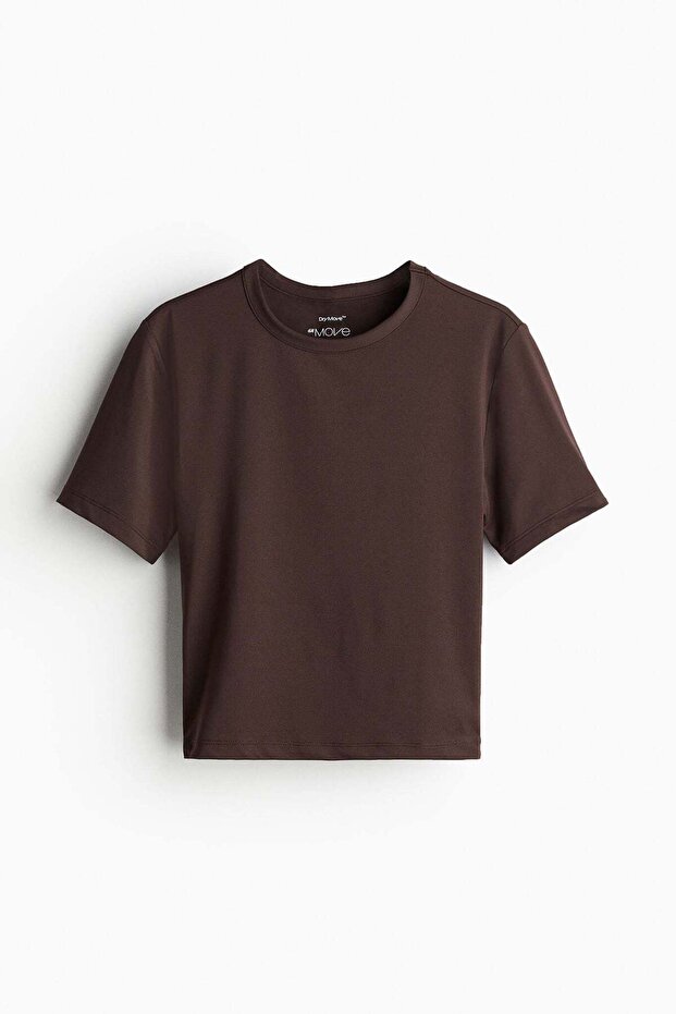 Cropped sports top in DryMove™