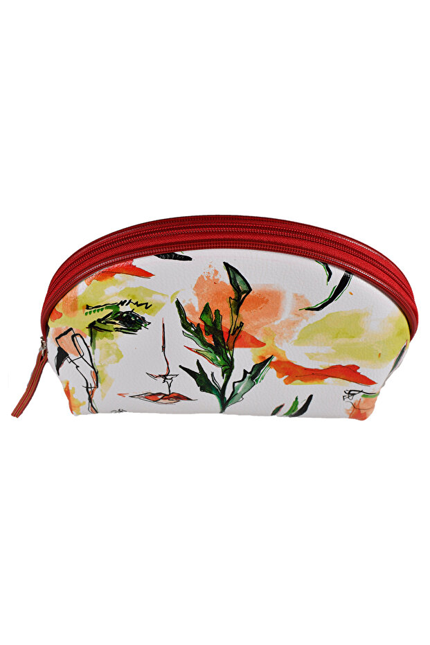 Green Face Make Up Bag - 4