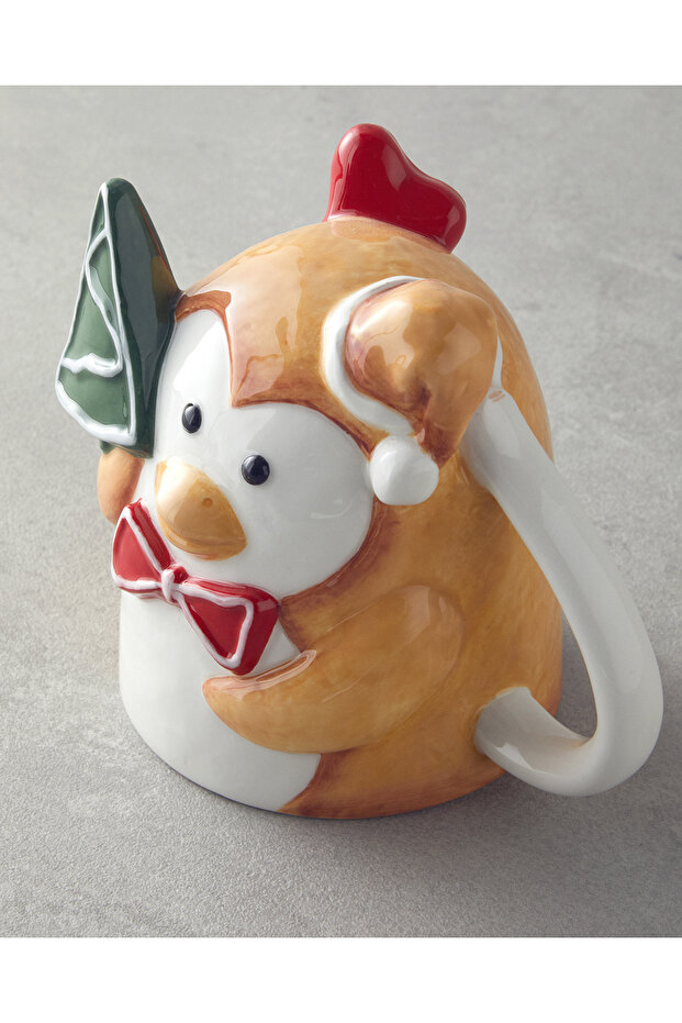 Yellow Penguin Dolomite Yılbaşı Kupa 300 ml Sarı - 3