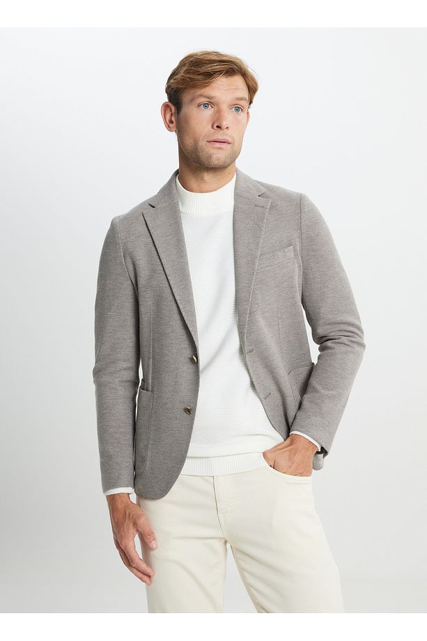 Altınyıldız Classics Slim Fit Açık Kahve Erkek Ceket ACE042510112_CEKET TACT - 1