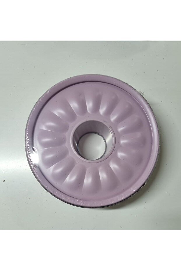 Colorful Cuffed Tube Cake Mold 26cm Lilac