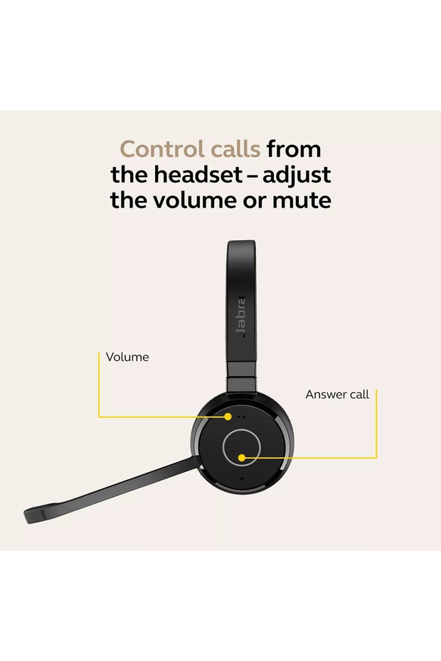 Evolve 65 Te Kablosuz Stereo Kulaklık Microsoft Teams Sertifikalı - 3