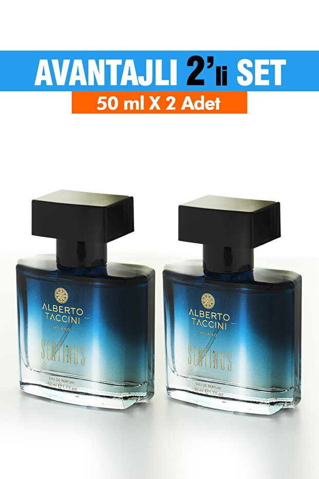 2'Li Set Sentinus Erkek Parfümü 50 ml - 1