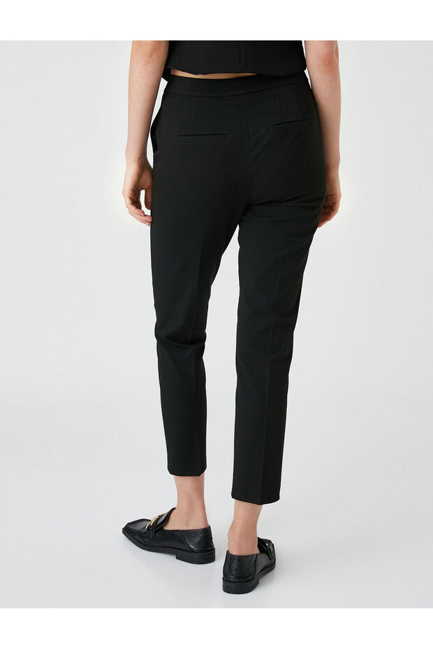 Basic Cigarette Pantolon Slim Fit - 4