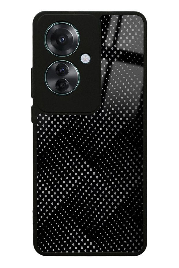 Oppo Reno 11F 5g Black and Gray Design Glossy Phone Case