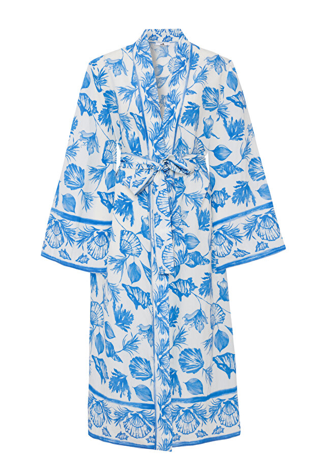 Desenli Kimono - 7