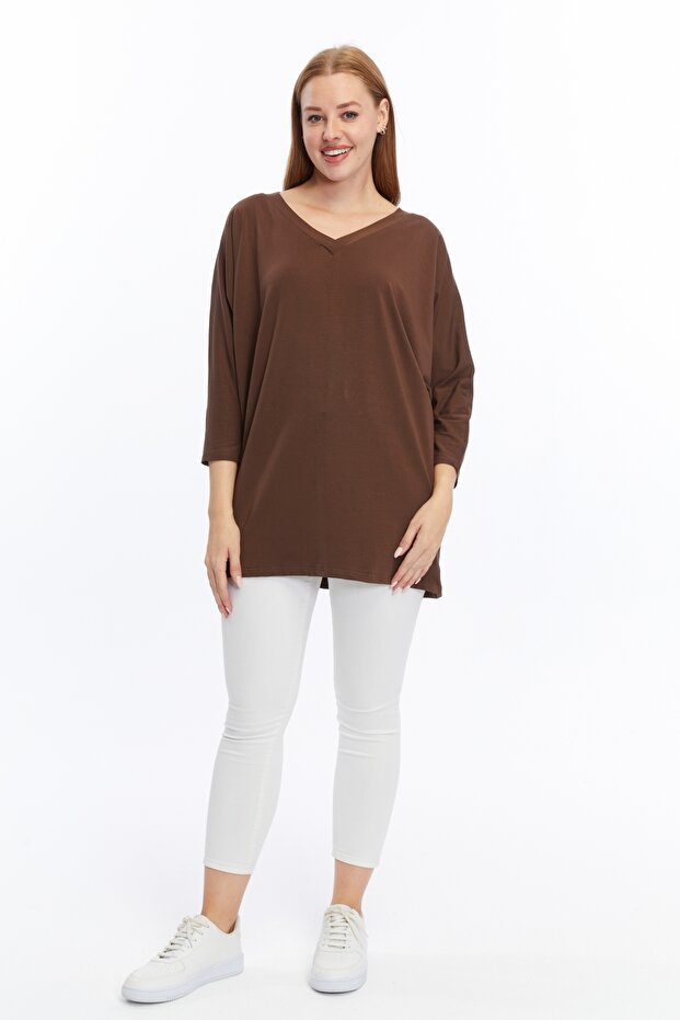 بلوزة بأكمام الخفافيش - 1