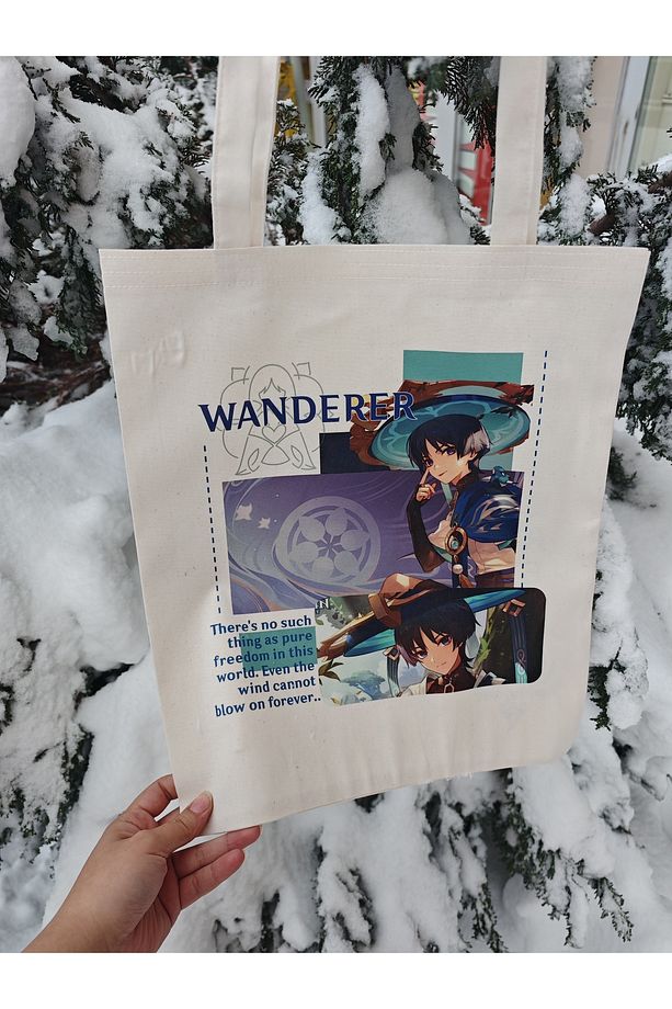Genshin Wanderer Bez Poşet/bez Çanta - 1