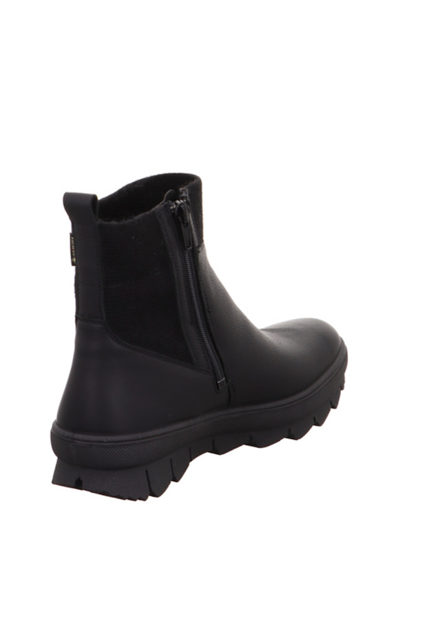 Yumuşak, Gore-tex Fermuarlı Bot, Siyah Deri - 5