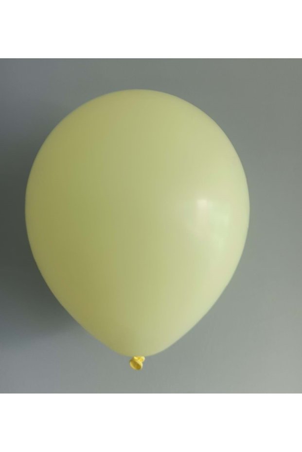 5 Inch Yellow Color Small Size 10-Piece Macaron Decoration Balloon
