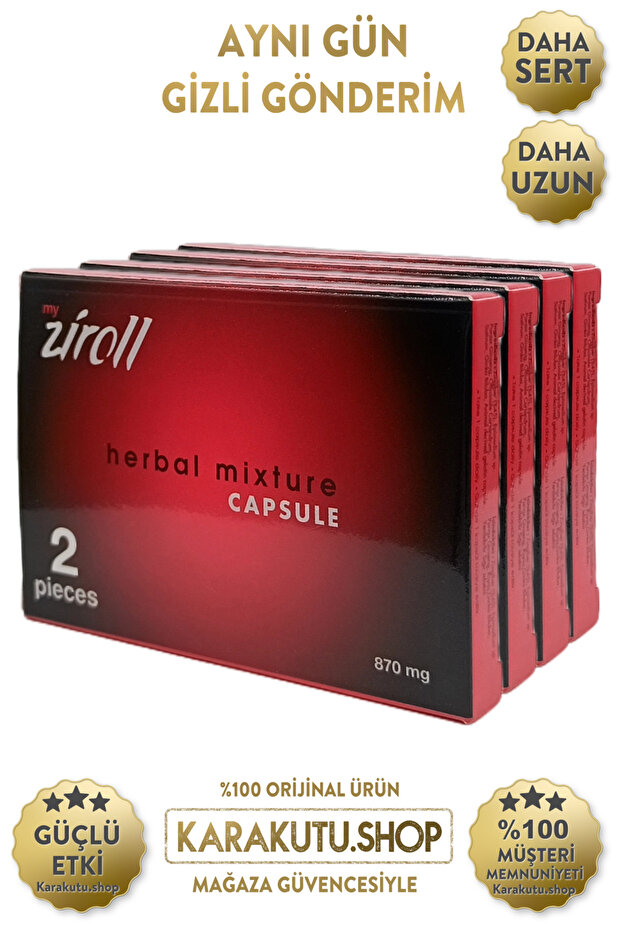 Ziroll Ginseng Bitkisel Kapsül 4 Adet - 1
