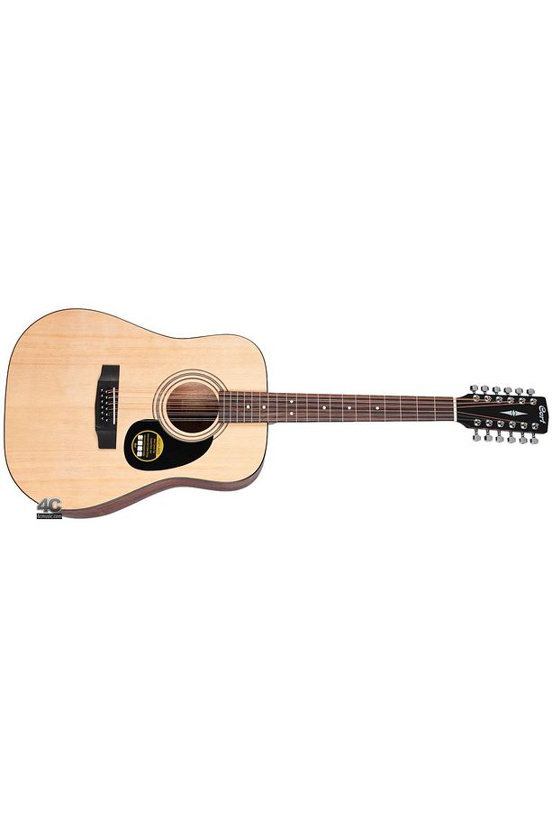 Akustik Gitar, 12 Telli, Open Pore, Ladin Kapak, - 1