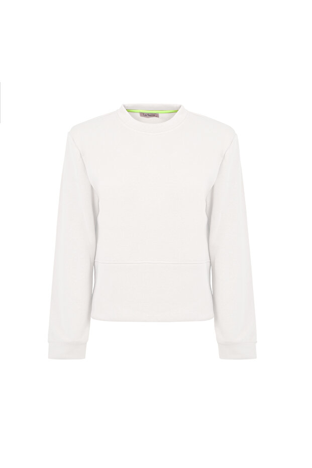 Luna Women's Padded White Sweat