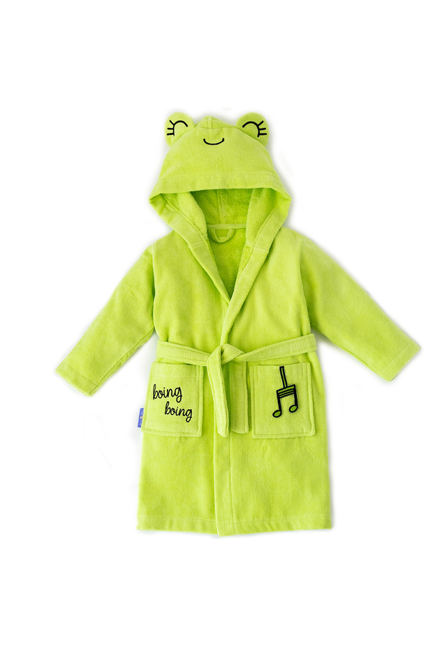Milk&Moo Cacha Frog Velvet Bathrobe