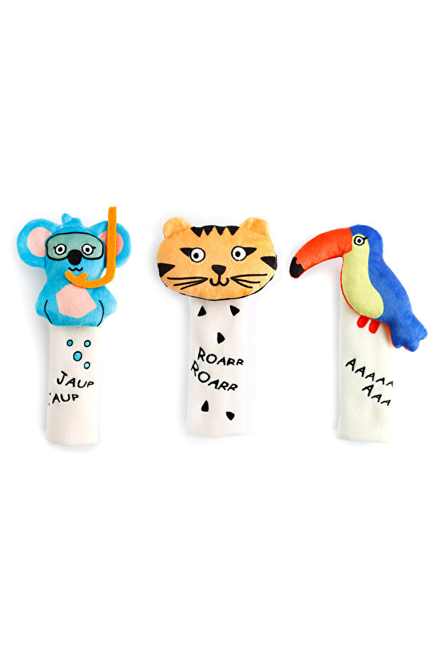 Milk&Moo Jungle Seat Belt Cover Set for Kids