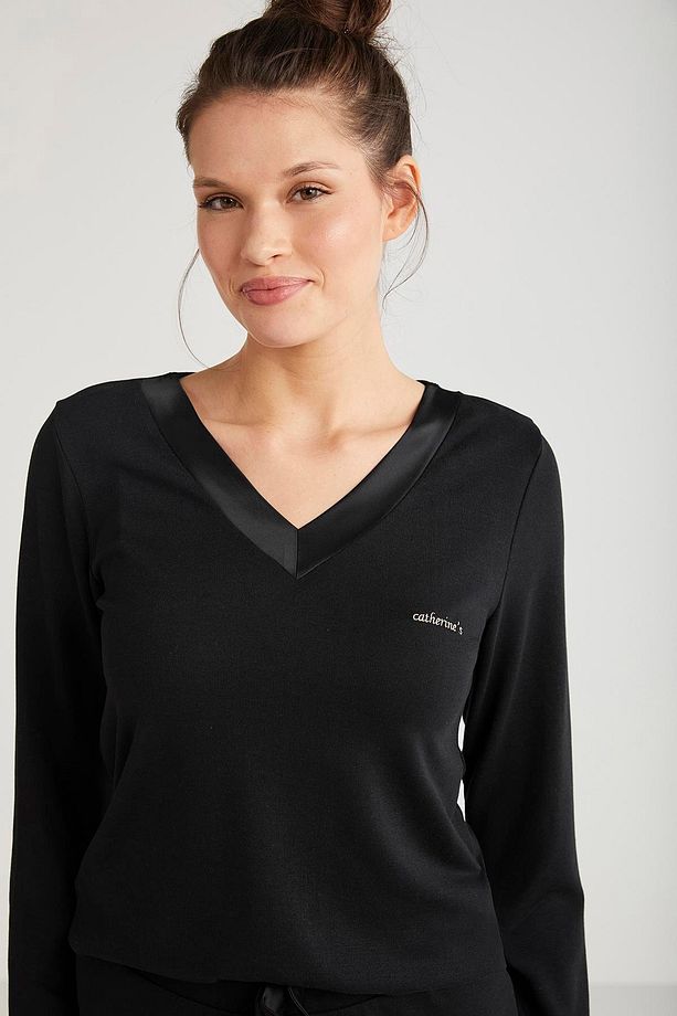 Yumuşak dokulu pijama takımı-2433 - 3