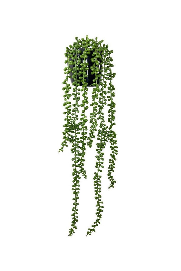 Yapay Çiçek Saksıda Sarkan String 6 Dallı 55cm Sarkan Çiçek - 1