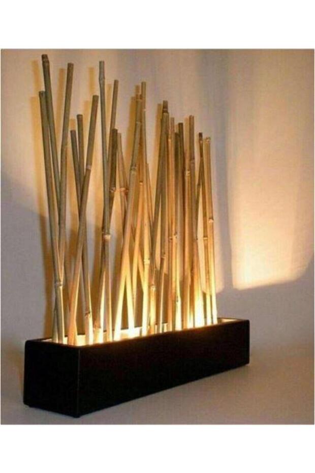 Bambu Sopası 210 Cm 19-20mm Bambu Çubuğu 5 Adet - 2