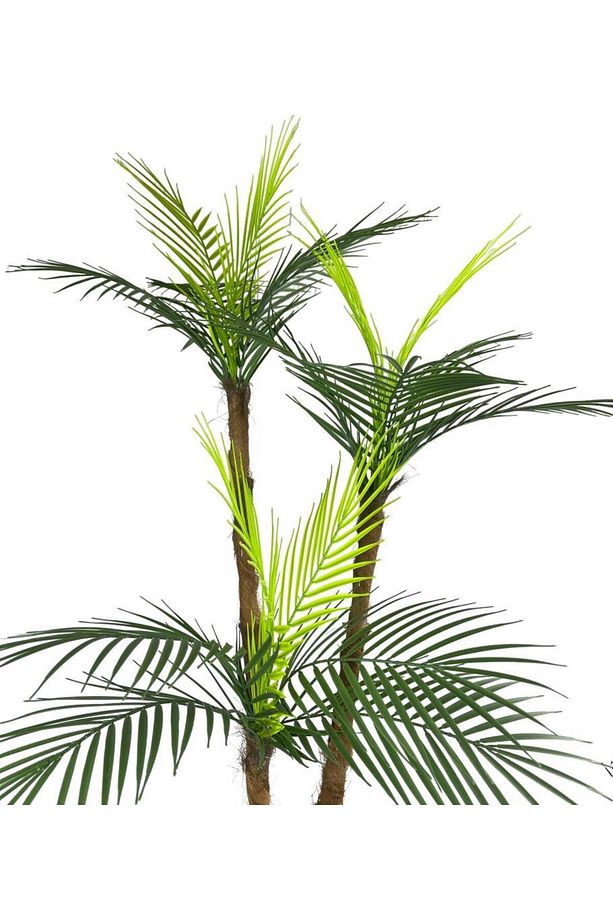 Yapay Ağaç Areka Palmiye 3katlı 3 Dal 18 Yaprak 130cm Salon Çiçeği Yapay Çiçek - 6