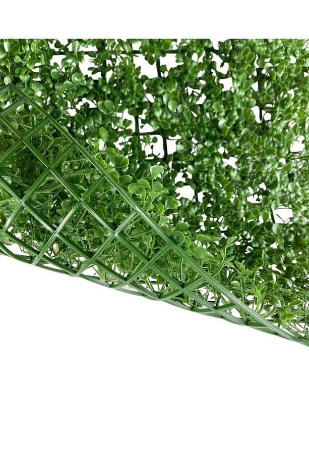 Yapay Çiçek Duvar Kaplama Panel Şimşir Tabaka 50*50cm Dik Duvar Uygulama - 3