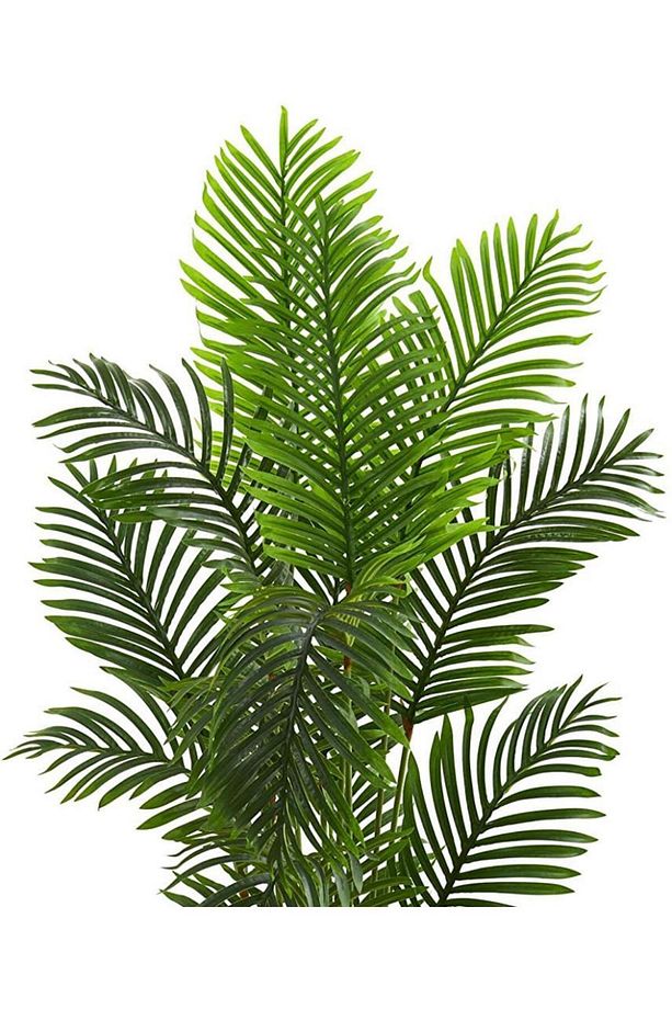 Yapay Ağaç Areka Ağacı Palmiye Ağacı Salon Bitkisi 140cm 11 Yaprak Siyah Saksılı - 2