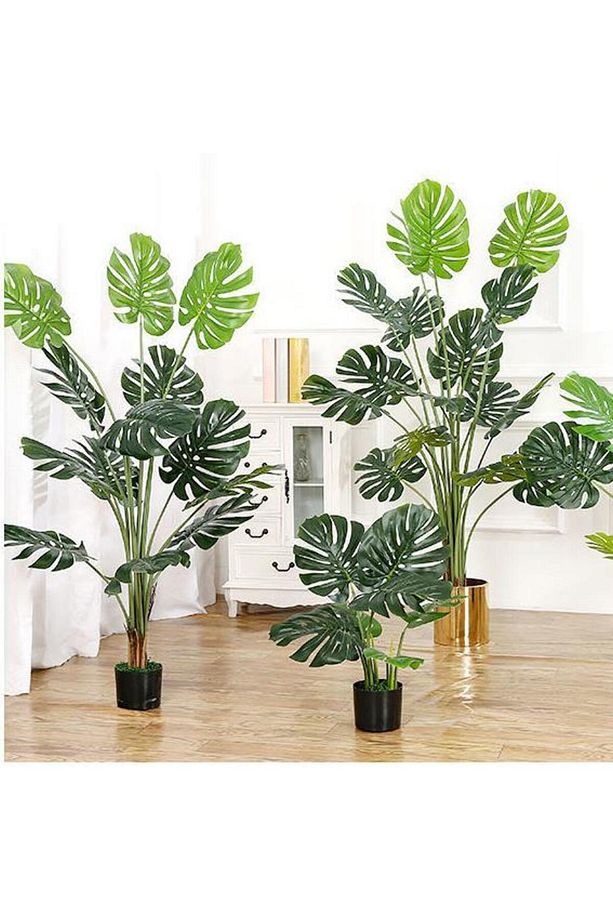 Yapay Ağaç Monstera Deve Tabanı Ağacı 180 cm 16 Yaprak - 7