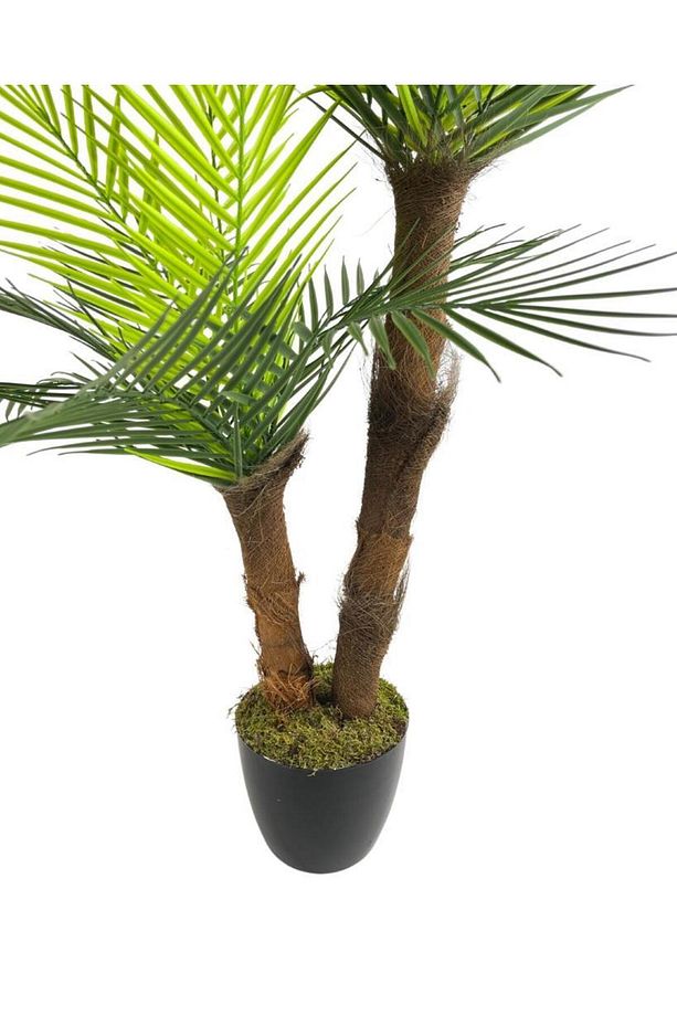 Yapay Ağaç 2 Dal 100cm Areka Palmiye Ağacı Areka 2katlı Salon Çiçeği Yapay Çiçek - 5
