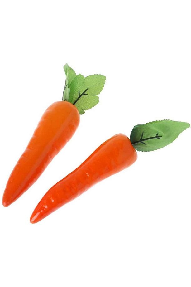 Yapay Sebze Havuç Carrot 1adet 15*4cm Gerçek Boyut - 4