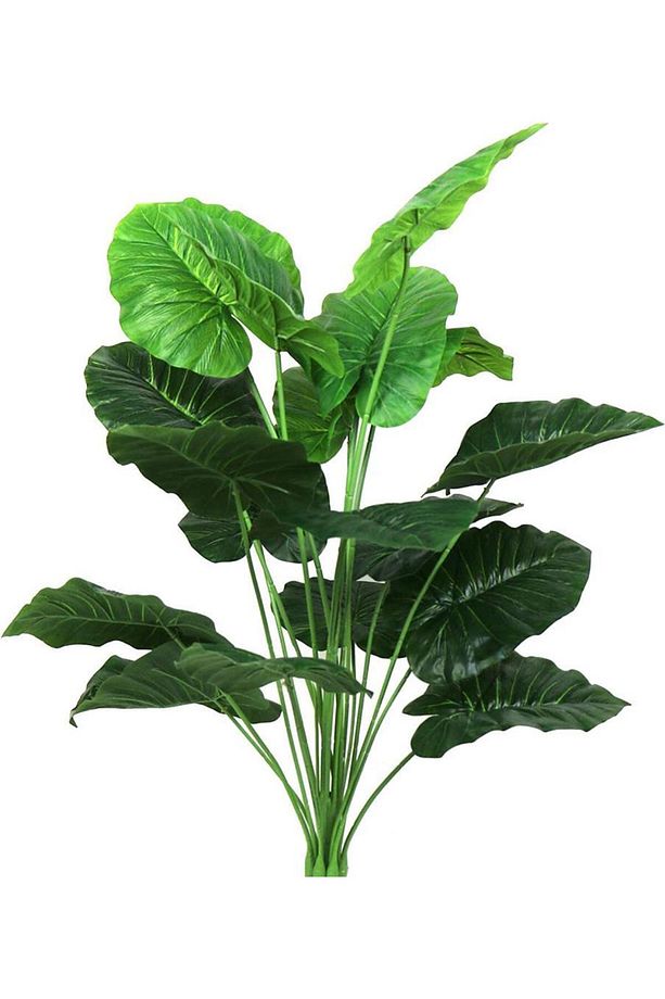 Yapay Çiçek Saksıda Pothos Yeşil 18dal 60cm Salon Çiçeği Yapay Bitki - 3