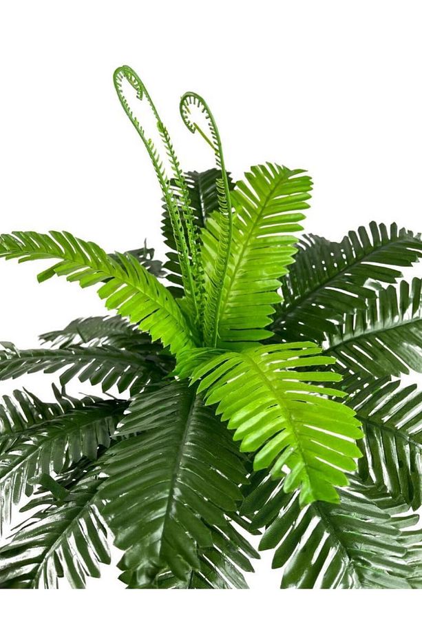 Yapay Çiçek Cycas Aşk Merdiveni Eğrelti Otu Sıkas Bitkisi 24 Yaprak 45*60 Cm Yapay Bitki - 4