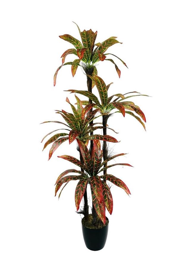 Yapay Ağaç Kroton Yukka 4katlı 72 Yaprak 160*65cm - 1