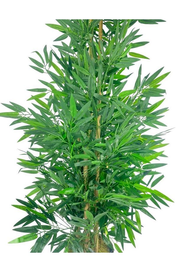 Yapay Bambu Ağacı 5 Sopalı 150cm Yoğun Yapraklı - 8